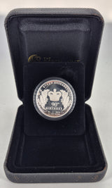 2016 Queen Elizabeth II 90th Birthday – 1oz Silver Proof High Relief Coin