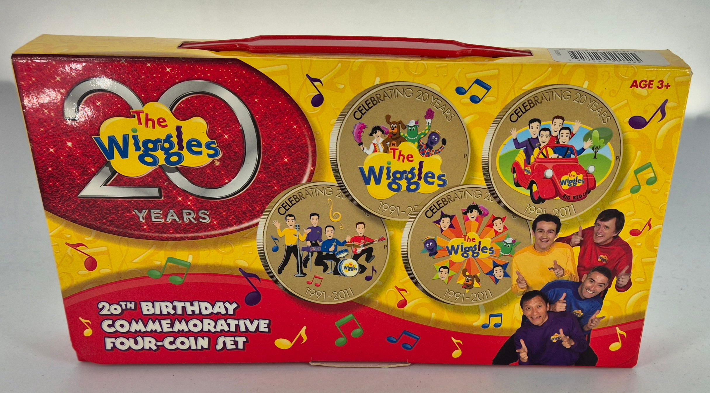 2011 The Wiggles 20th Anniversary $1 Four-Coin Set – Ensleigh Coins