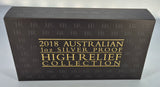 2018 High Relief 1oz Silver Three-Coin Proof Set