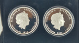 2016 50th Anniversary of Decimal Currency 1c & 2c 1oz Silver Proof 2-Coin Set