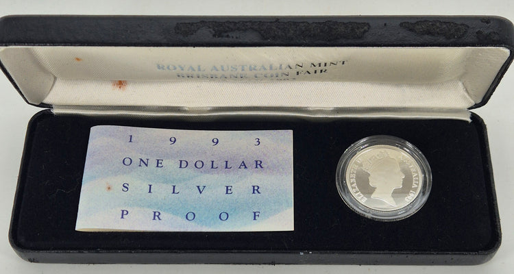1993 Landcare $1 Silver Proof Coin – Coin Fair Special Issue