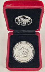 2000 Australian Dragon 50c 1/2oz Silver Proof Coin