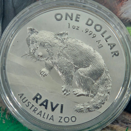 2018 1 oz Australia Zoo Series – Ravi the Red Panda Silver