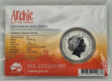 2017 1 oz Australia Zoo Series – Archie the Alpine dingo silver