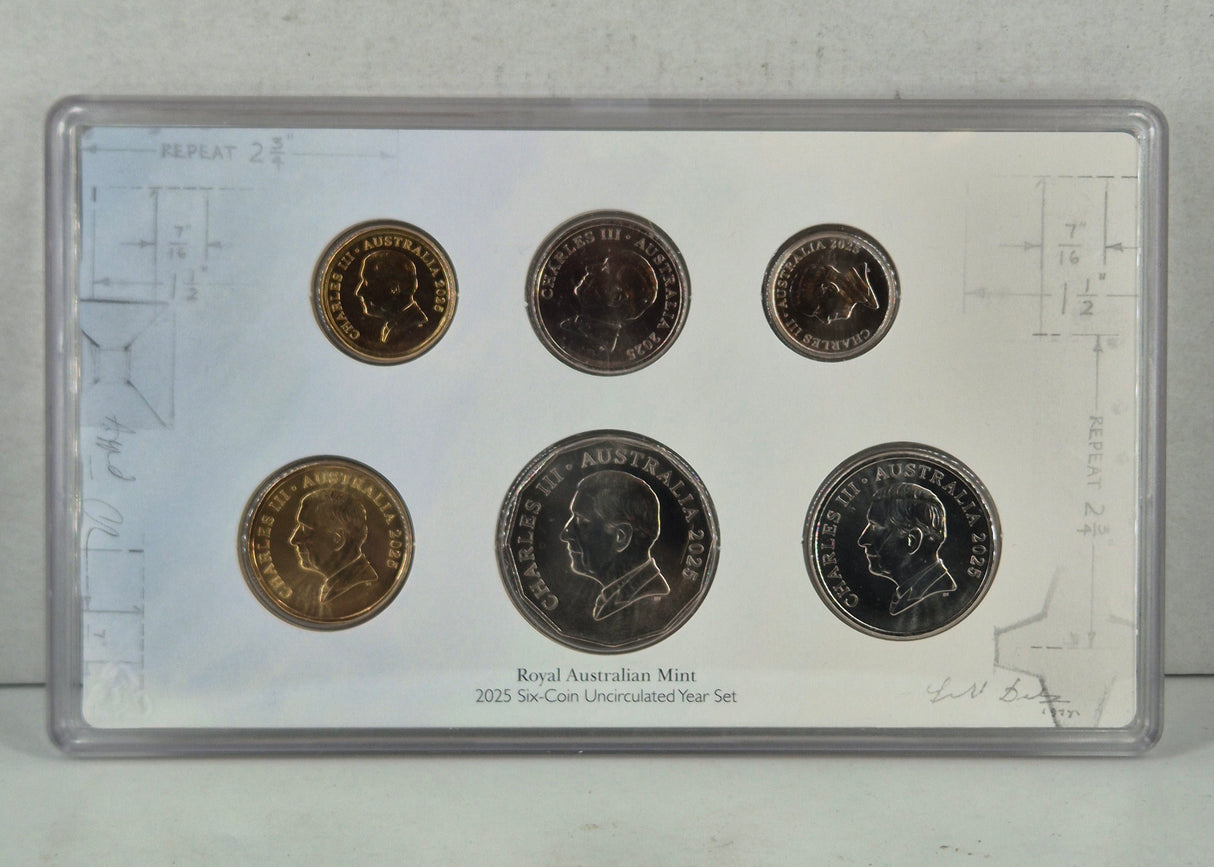 2025 Uncirculated Six Coin Year Set - Celebrating Australians
