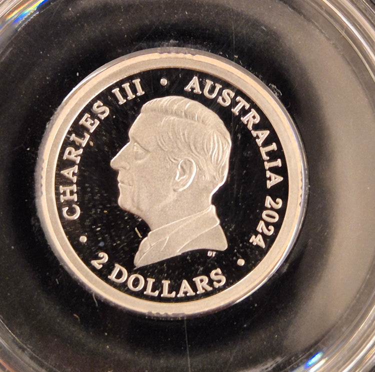 2024 $2 Silver Proof Coin – Remembrance War Animals (‘C’ Mintmark)