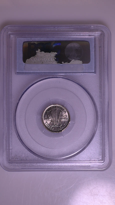 1962(m) Australian Proof Threepence - PCGS PR66
