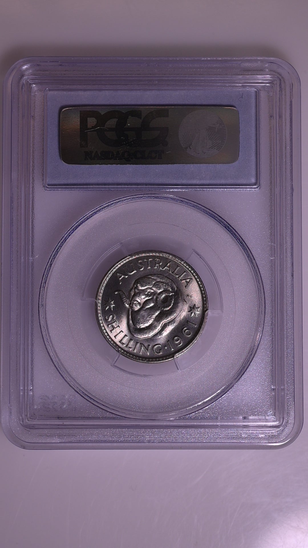 1961(m) Australian Shilling - PCGS MS67