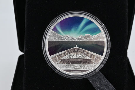2022 $1 1oz Silver Proof Coin. Aurora Australis.