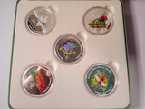 2000 Coloured Australian Insect Series 5 Coin Silver Set.