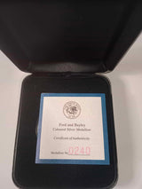 1999 Ford and Bayley Coloured Silver Medallion.
