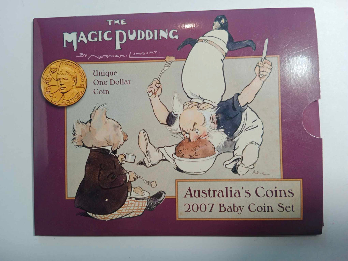 2007 Baby Uncirculated Coin Set. The Magic Pudding.