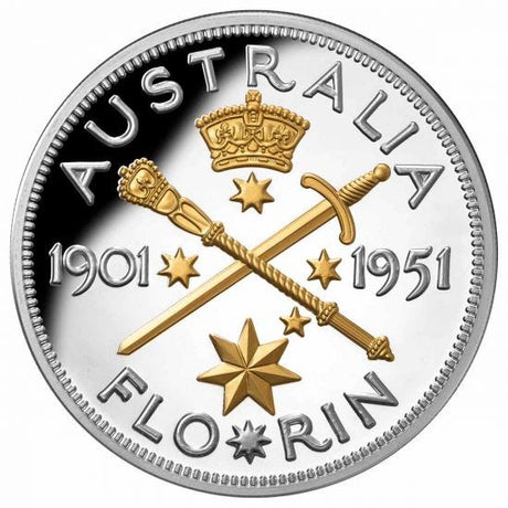 2021 $10 Niue 5oz Silver Proof Coin - Jubilee Florin