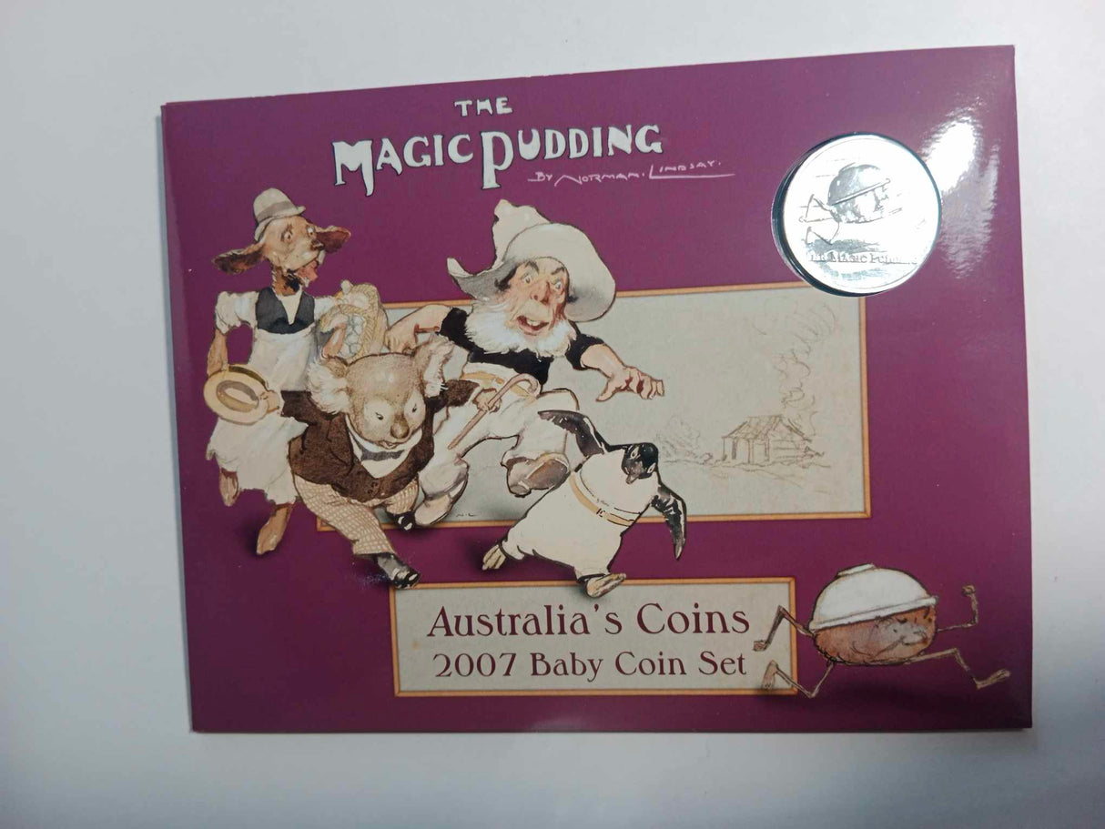 2007 Baby Uncirculated Coin Set. The Magic Pudding.
