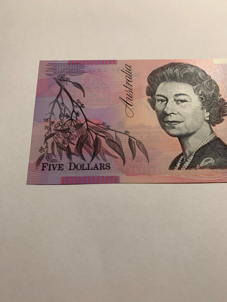 2002 $5 Note. First Prefix Banknote. Uncirculated. R220aF