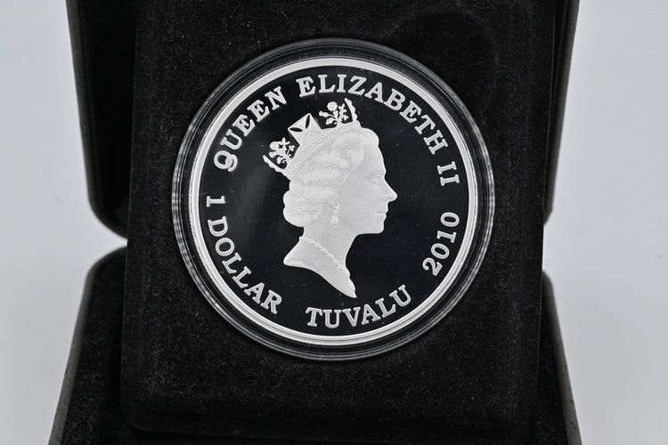 2010 $1 Great Warriors – Samurai. Silver Proof Coin.