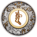 2023 $2 2oz Silver Antique Coin. The Night Before Christmas