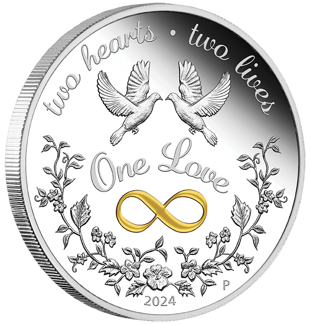 2024 One Love. 1oz Silver Proof Coin.