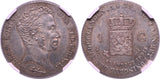 1839 Netherlands East Indies Gulden - NGC MS63