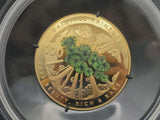 2022 $100 Gold Proof Domed Coin. Beauty, Rich and Rare: Daintree Rainforest.