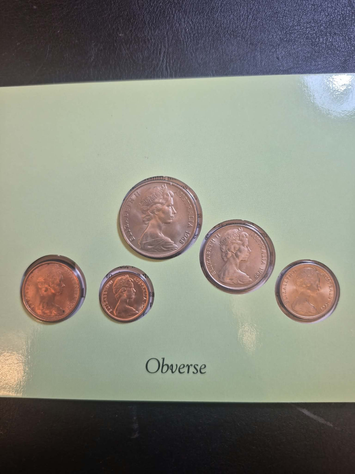 1968 Australian Uncirculated Set. Sherwood Issue.