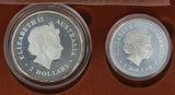 2001 Australian Proof Kookaburra Silver Coin Series – Three-Coin Set