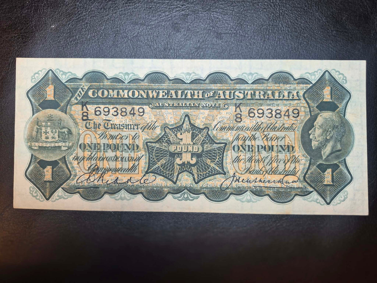 1927 Riddle/Heathershaw One Pound R26. Extremely Fine.