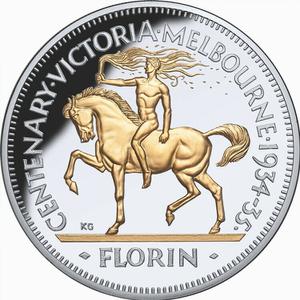 2020 $10 Niue 5oz Silver Proof Coin - Centenary Florin