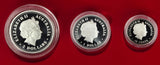 2001 Australian Lunar Silver Proof Three-Coin Set – Year of the Snake