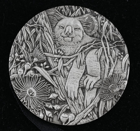 2017 $2 Australian Koala – 2oz Antiqued Silver Proof Coin.