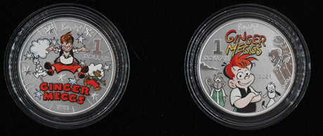 2021 Silver Proof Coin Set. Ginger Meggs – 100 Years of Adventure Set