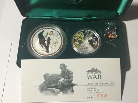 2003 Australians at War. Vietnam War 1962-1972 Coin and Medallion Tribute Series.