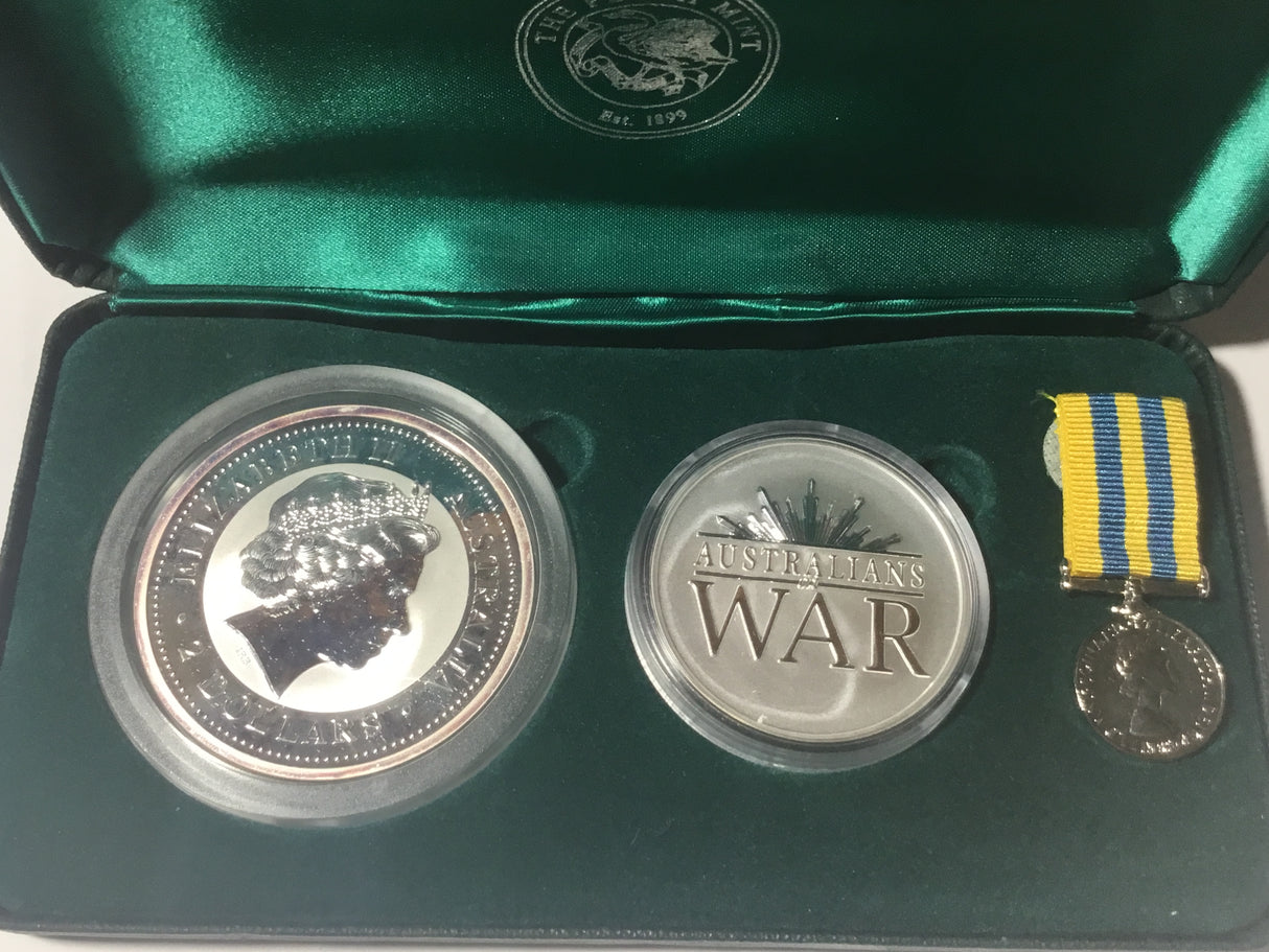 2003 Australians at War. Korean War 1950-1953. Coin and Medallion Tribute Series.