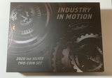 2020 1oz Silver Two-Coin Set. Industry in Motion. Silver Gear Shaped Antiqued Set.