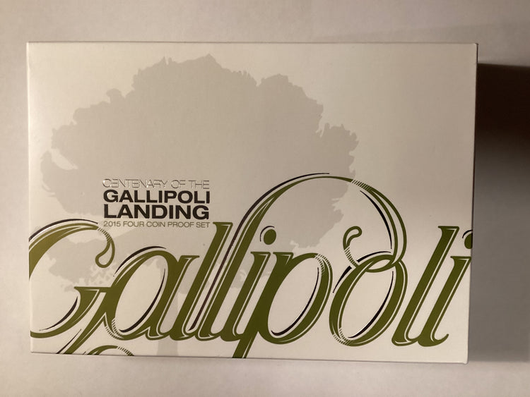 2015 Four Coin Silver Proof Set. Centenary of the Gallipoli Landing.