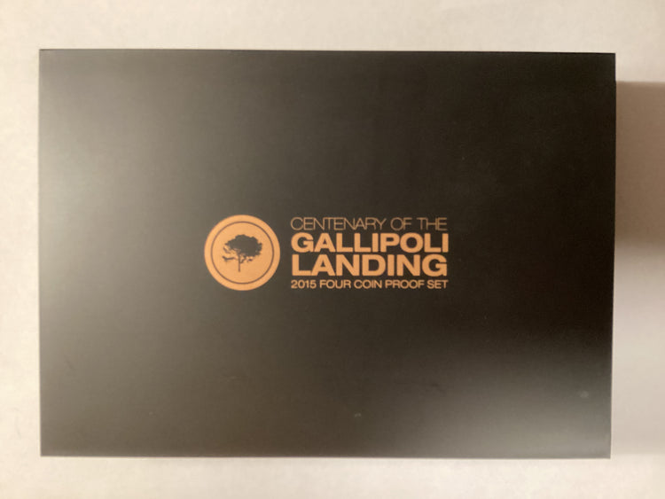 2015 Four Coin Silver Proof Set. Centenary of the Gallipoli Landing.