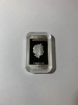 2018 $1 1oz Silver Proof Rectangular Coin. Australian Posters of World War 1. Australian Peace Bonds.