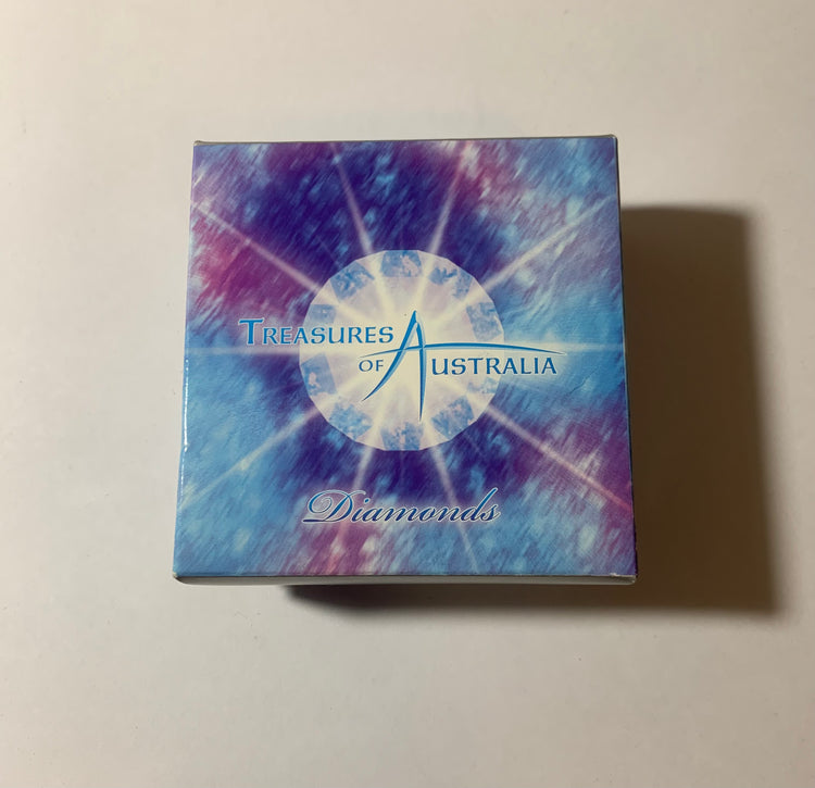 2009 $1 1oz Silver Proof Coin. Treasures of Australia. Diamonds.
