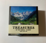 2013 $1 1oz Silver Proof Locket Coin. Treasures of the World. Europe. Garnet.