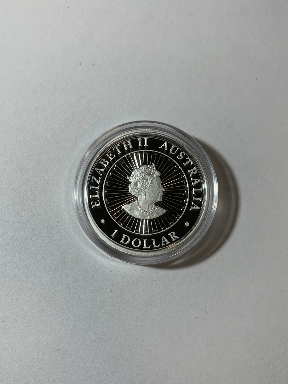 2020 $1 1oz Silver Proof Coin. Australian Opal Lunar Series. Year of the Mouse.