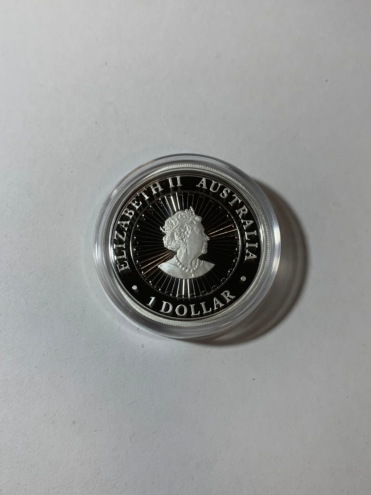 2021 $1 1oz Silver Proof Coin. Australian Opal Lunar Series. Year of the Ox.