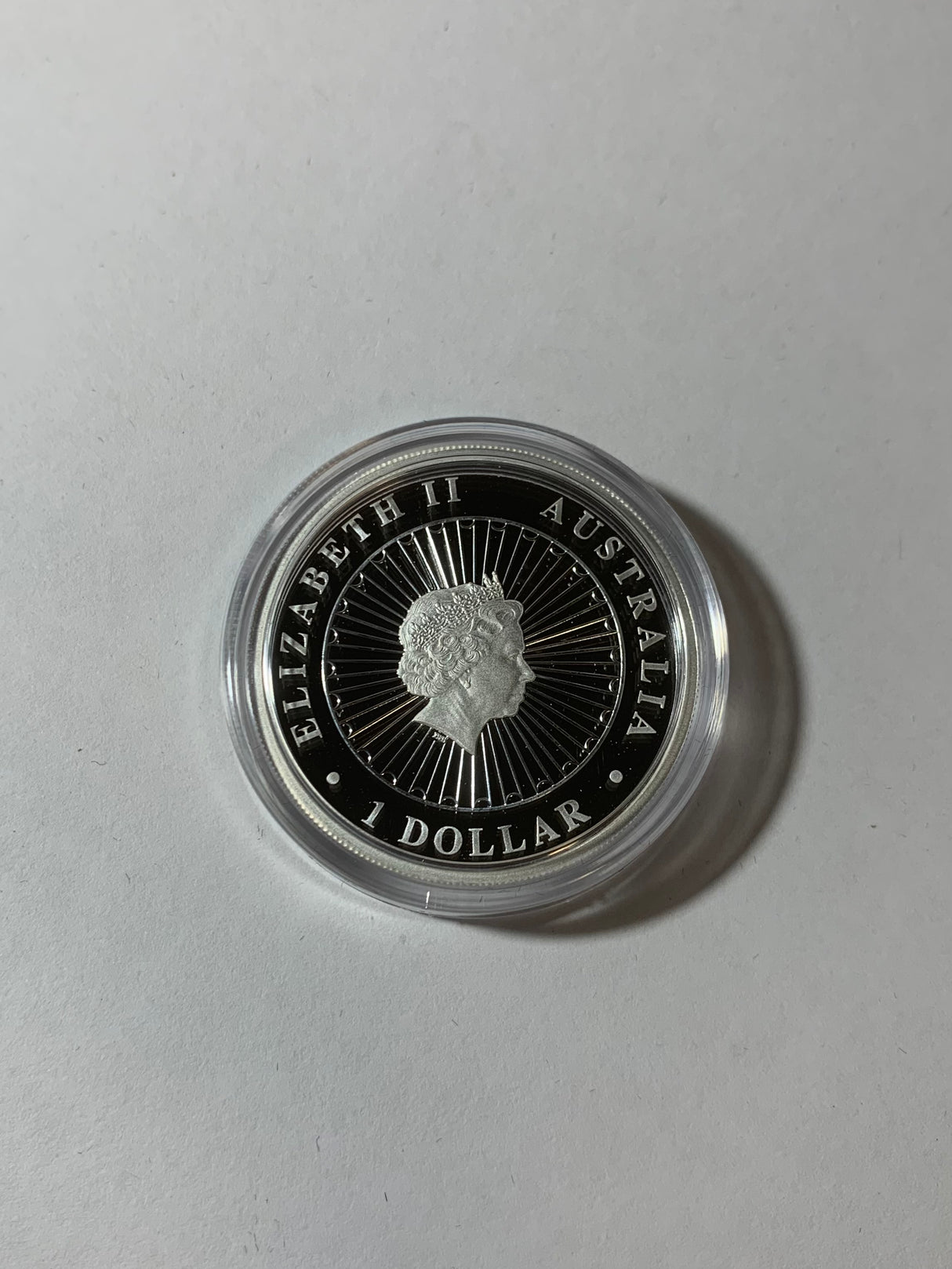 2017 $1 1oz Silver Proof Coin. Australian Opal Lunar Series. Year of the Rooster.