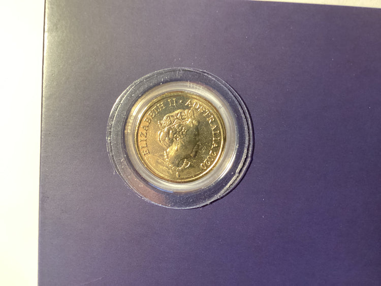 2020 $2 ICC Women’s T20 World Cup. Uncirculated Carded Coin.