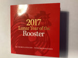 2017 50c Tetra-Decagon Lunar Series. Year of The Rooster.