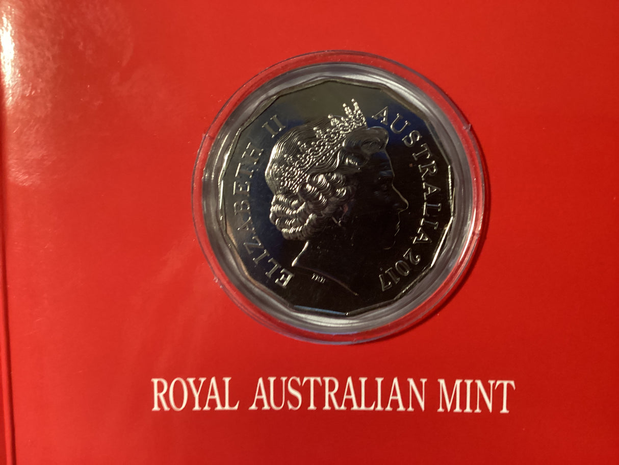 2017 50c Tetra-Decagon Lunar Series. Year of The Rooster.