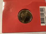 2015 $2 Lest We Forget. Red Anzac Cove. Poppy Counterstamp Carded Coin.