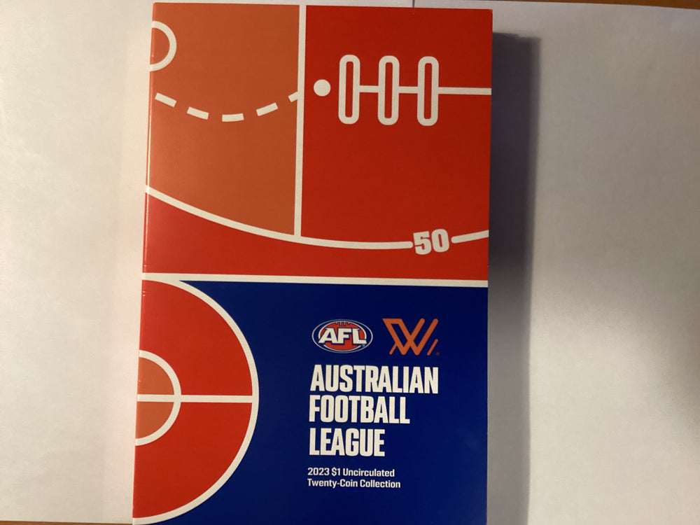 2023 $1 Uncirculated Coin Set. Australian Football League 20 Coin. AFL