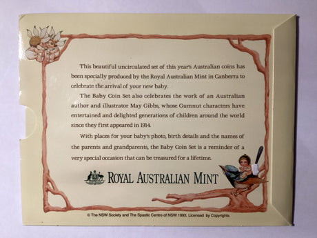 1993 Australian Uncirculated Baby Coin Set.