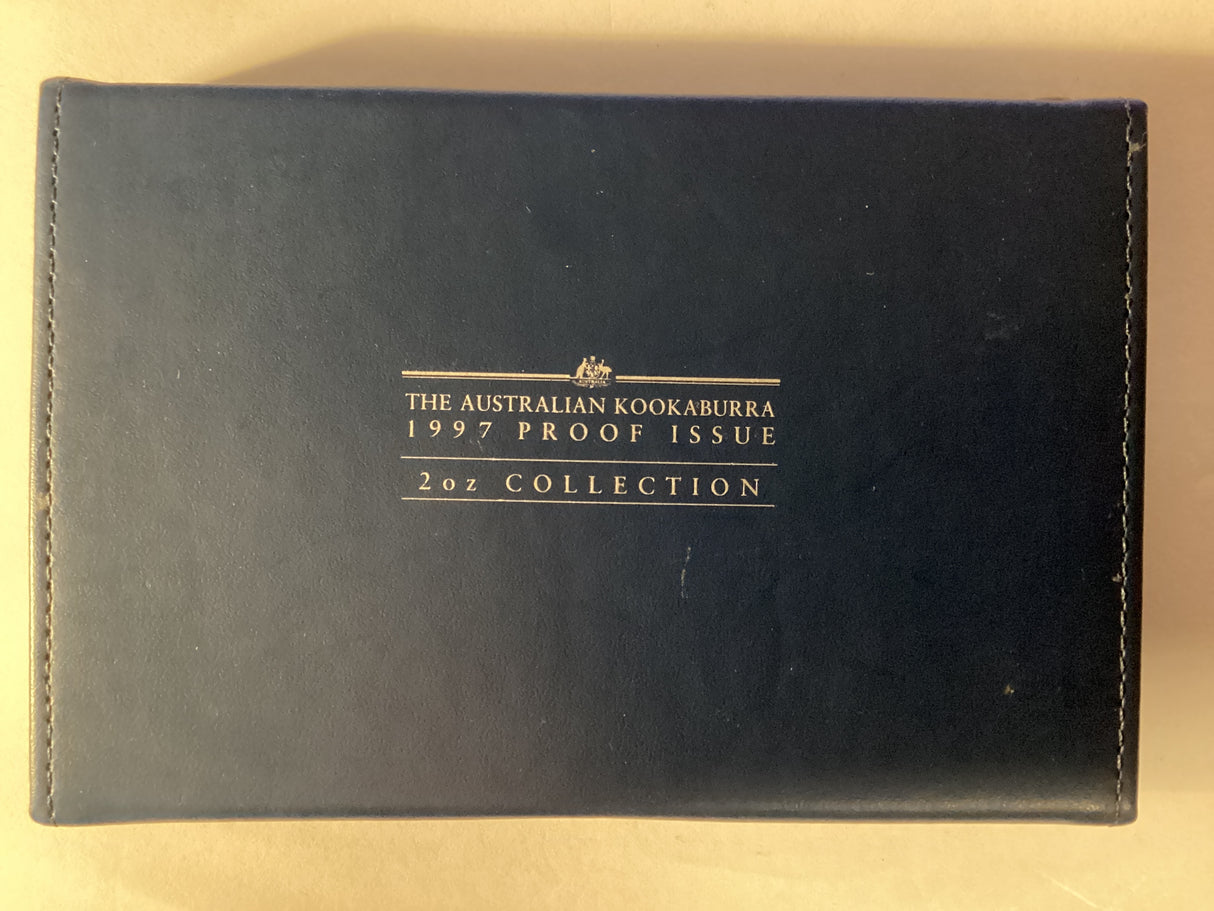1997 The Australian Kookaburra Proof Issue. 2oz and 1oz Silver Coin Collection.