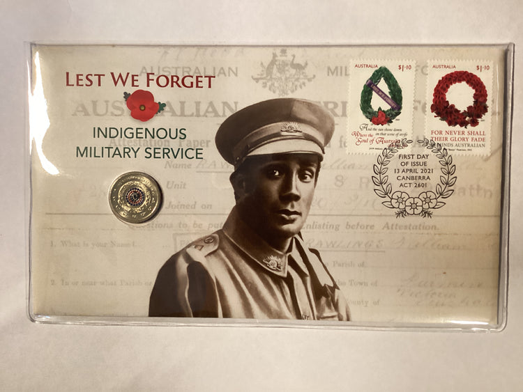 2021 $2 Indigenous Military Service PNC